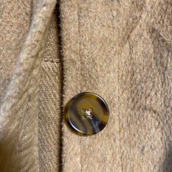 Bluenotes' Tan Camel Wool Blend Shacket Shirt Jacket Size L/G Large - Picture 6 of 9